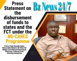 NG-CARES Programmes’s 2023: Press Statement About Disbursement to States and the FCT Today 19th April 2023