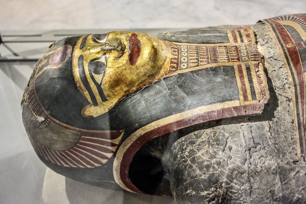The Sarcophagus from the Egyptian collection at the MANN
