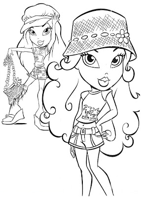 Bratz coloring pages to print