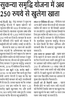 Sukanya Minimum Balance Account