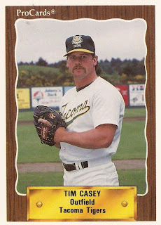 Tim Casey 1990 Tacoma Tigers card