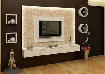 Lcd Panel Wooden Wall Tv Unit Service Provider From Amritsar