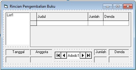 Contoh Program Java Peminjaman Buku - Contoh M