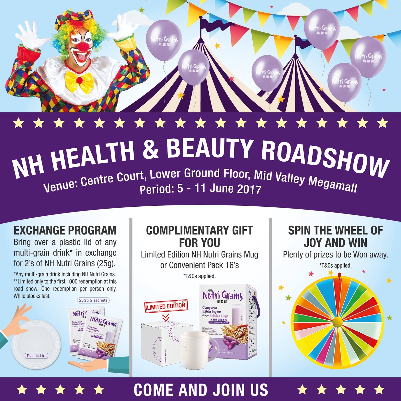 NH Nutri Grains Exchange Program & FREE Gifts @ Mid Valley ...