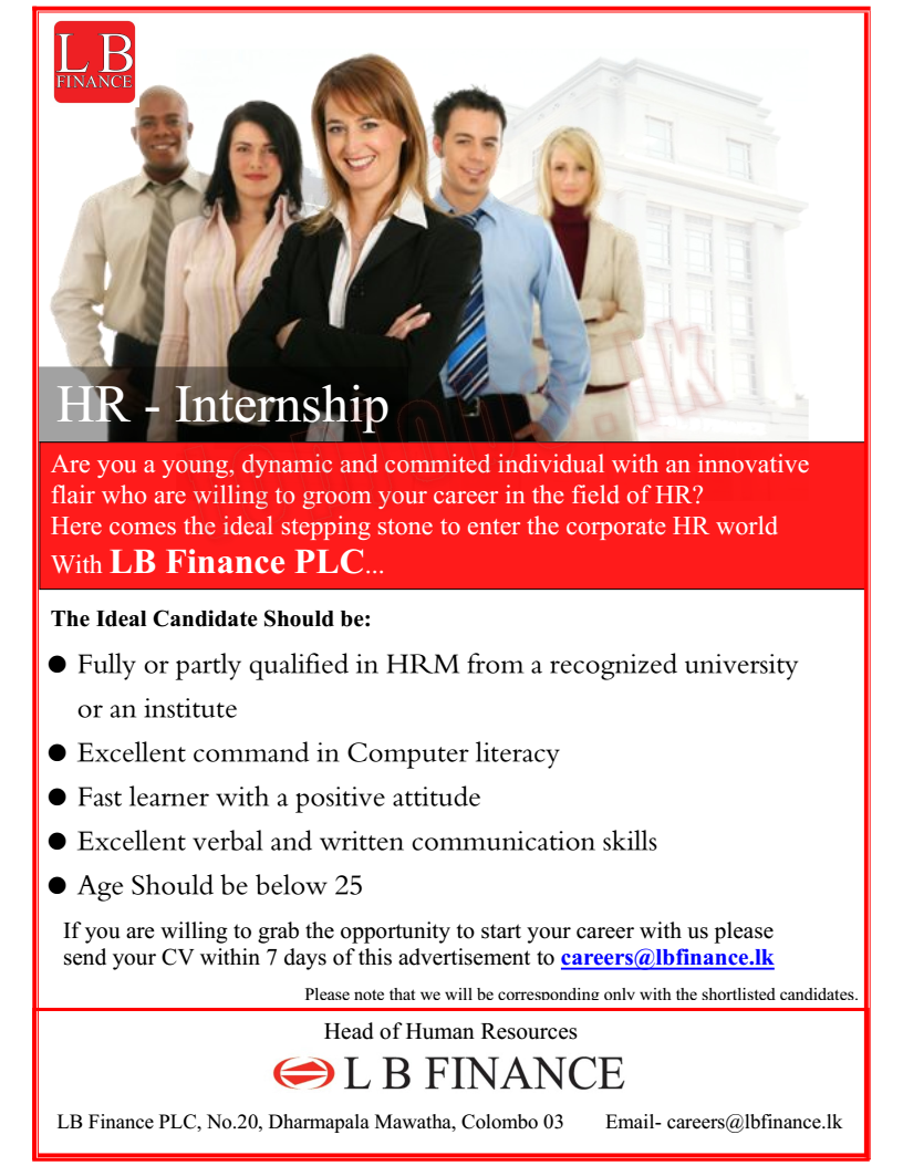 HR - Internship LB Finance | Agencylk - Job Vacancies in ...