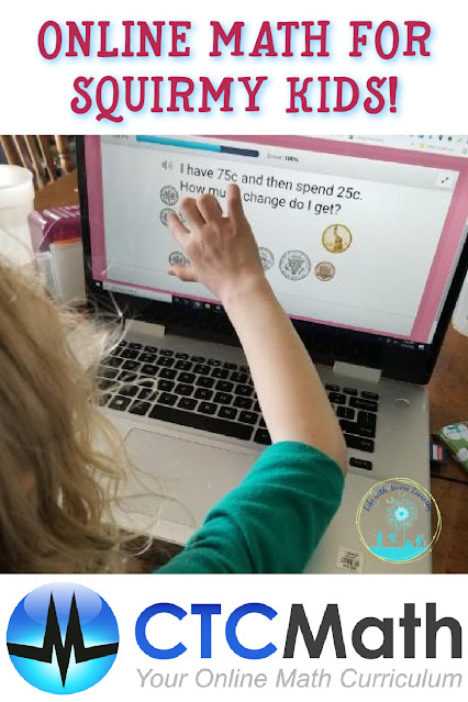 How to Use CTCMath Online Curriculum with a Squirmy Kid