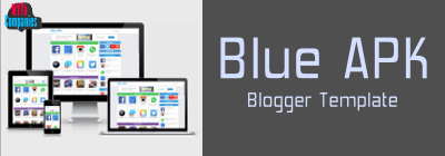 Blue APK Blogger Template | MYTh Companies