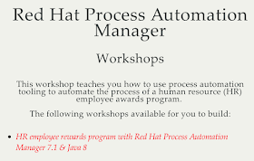 process automation manager workshops