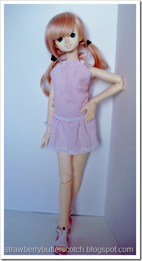 Pretty and Pink: From Dress to Cute Skirt and More: Cute doll skirt and halter top.