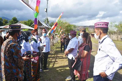 Kunjugan ke Desa Golo Mori, Bupati Mabar Sampaikan 6 Rencana Pembangunan