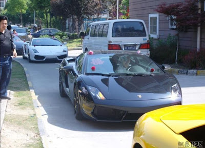 Luxury wedding motorcade in China Seen On www.coolpicturegallery.net