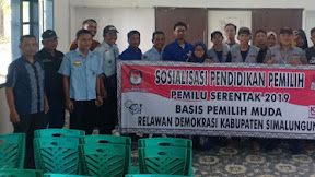 Sosialisasi Relasi KPU Basis Pemilih Muda Di kec. Dolok Batu Nanggar.