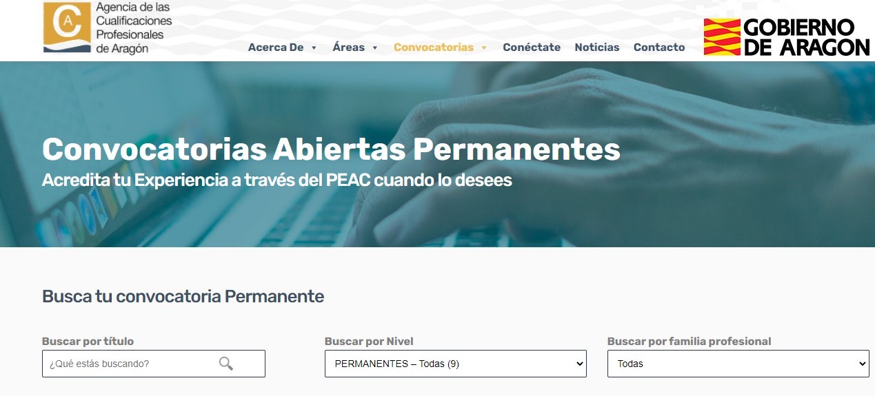 Convocatorias abiertas PEAC