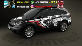 Mobil,CRV,cutting sticker Mobil,Jual sticker Mobil online,Cutting Sticker,Cutting Sticker Bekasi,jakarta,full army,