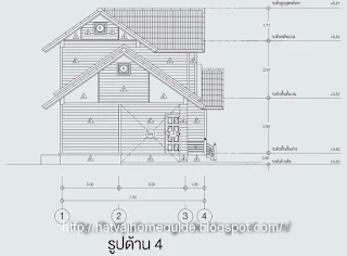 แบบบ้านปฏิทินตราช้าง บ้านสองชั้น 2ห้องนอน 2ห้องน้ำ พ.ศ 2557 [4]