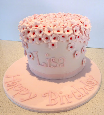 Vanilla Lily Cake Design: Birthday Cake for Lisa