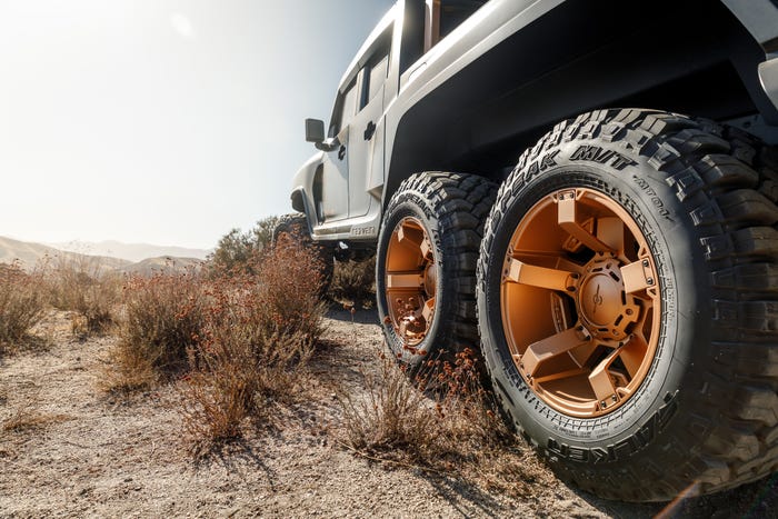 Kevlar Protected Rezvani Hercules 6X6 Military Edition Truck