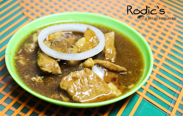 Pork Steak of Rodic's in Shopping Center within the University of the Philippines (UP)