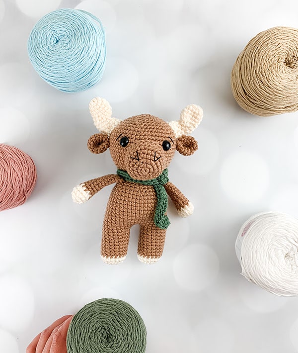 Free Crochet Mini Moose Pattern
