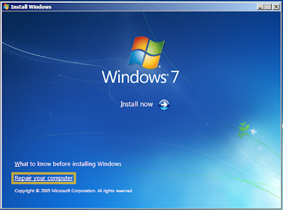 Re-Install Windows 7