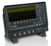 An example of a touch screen-equipped oscilloscope.