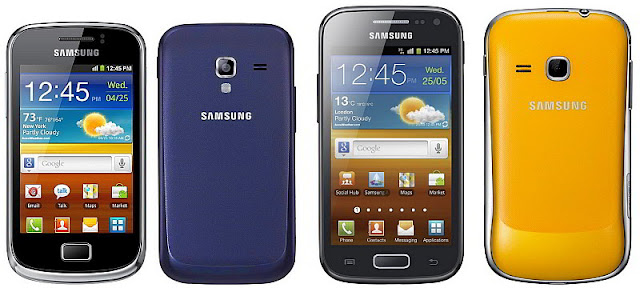 Samsung galaxy Ace 2 and Mini 2 launch date and prices