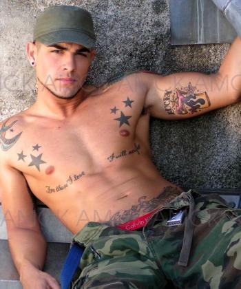 hot men with tattoos