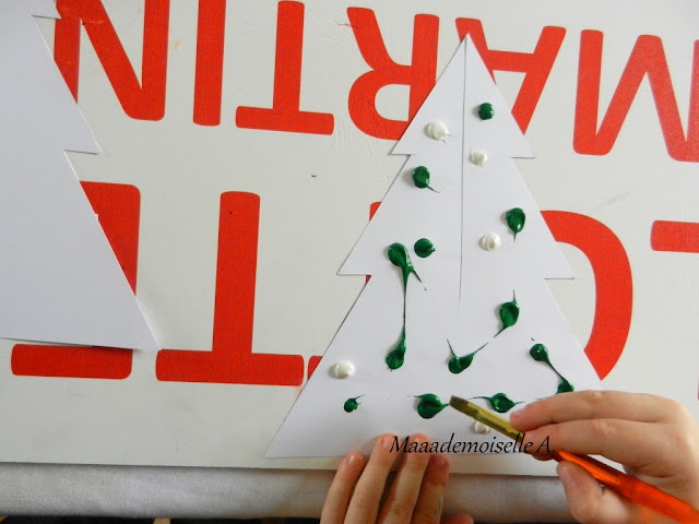 || Activité/DIY : Sapin de Noël fait maison, en papier