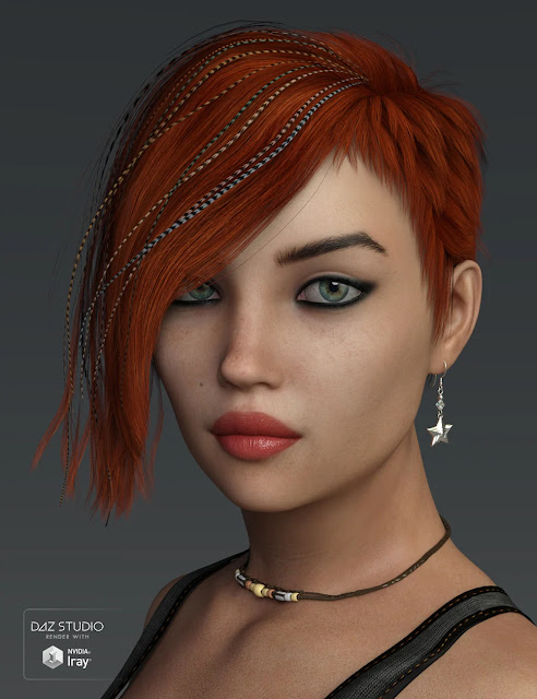 Unleash Your Creative Spirit with "Danny Hair" for Genesis 9 in Daz Studio