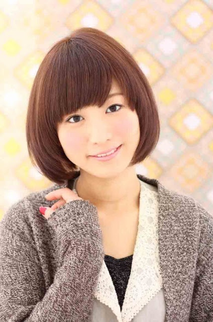 Cute Short Bob Korean Hairstyle Ideas