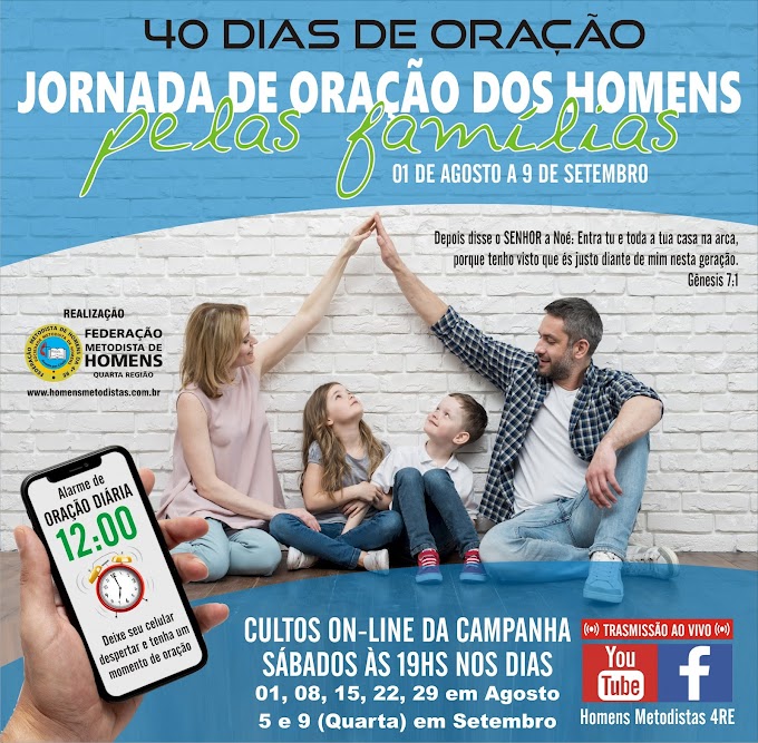 Jornada de Oração dos Homens pelas famílias