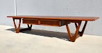 Lane Surfboard Coffee Table - Surfboard Coffee Table by Lane / Shop safely with our chairish buyer guarantee.