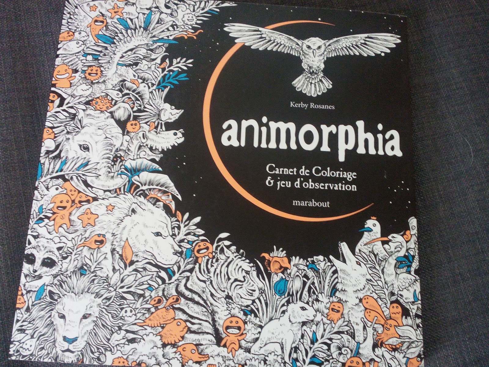 Chronique coloriage anti stress Animorphia Carnet de Coloriage & jeu d observation â™¥ â™¥ â™¥