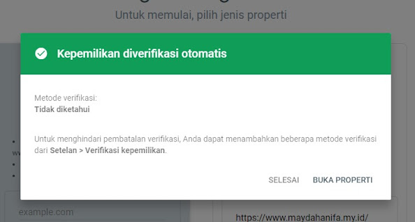 pemasangan google search console