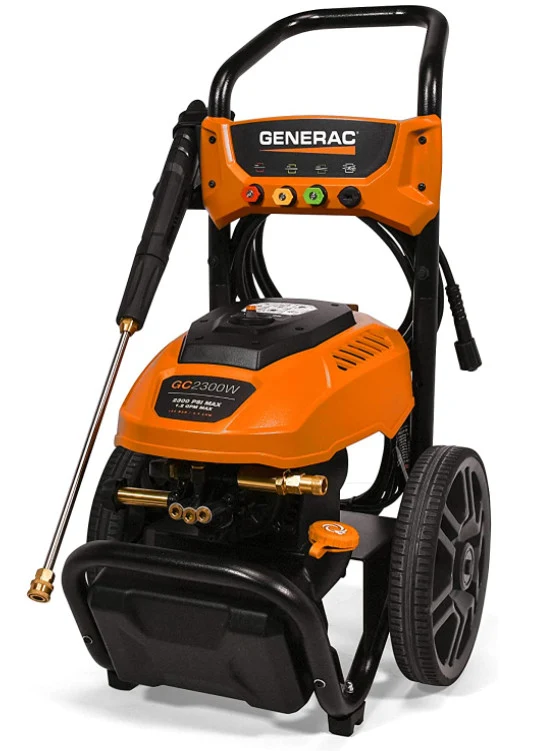 Generac 8887 2300 PSI 1.2 GPM Electric Pressure Washer