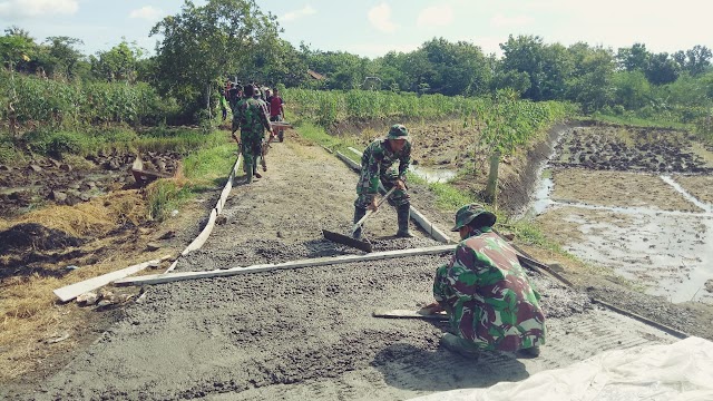 Tinggal Finishing, Pekerjaan di TMMD Desa Celep Dipercepat