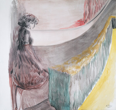 Ana  (1994, temple sobre tela, 95 × 100 cm, serie El Medio Inteligente)