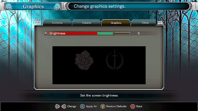 Bloodstained: Ritual of the Night Brightness Settings