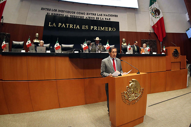 Debate titular de la SHCP en el Senado de la República