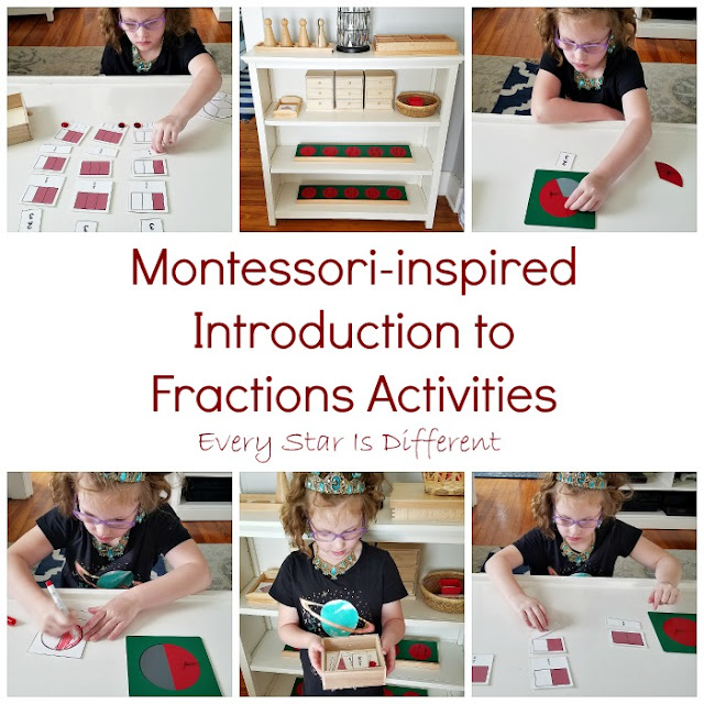 Montessori Introduction to Fractions Activities