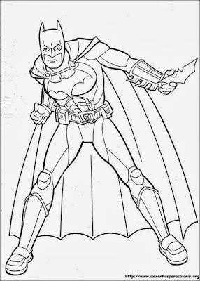 Desenhos do Batman para colorir