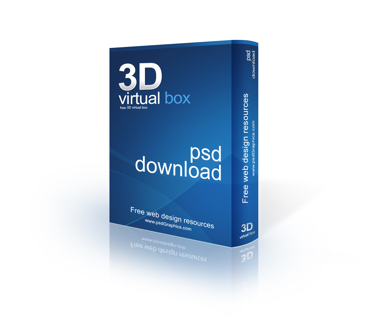 Download Gratis | Grafis: 3D Software Box PSD Template