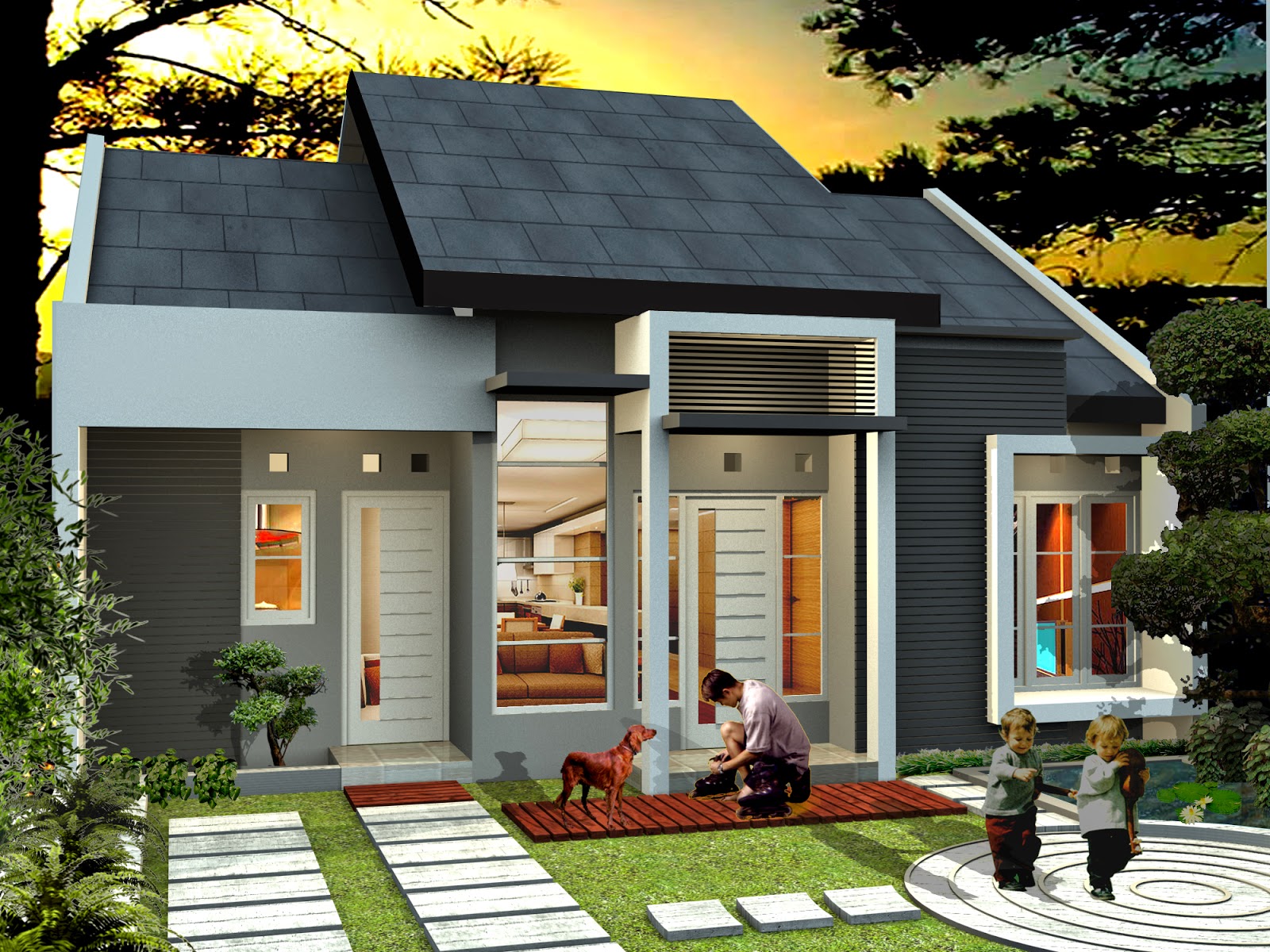 Pakai Jasa Desain Rumah Modern Terbaru Ini Contoh Desainnya