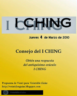 Cartel de Consejo de I CHING (I)