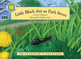 Remember the Little Skink's Tail? Well, Janet Halfmann has a new feather to add to her lovely 'learning series for preschoolers' hat with Little Black Ant