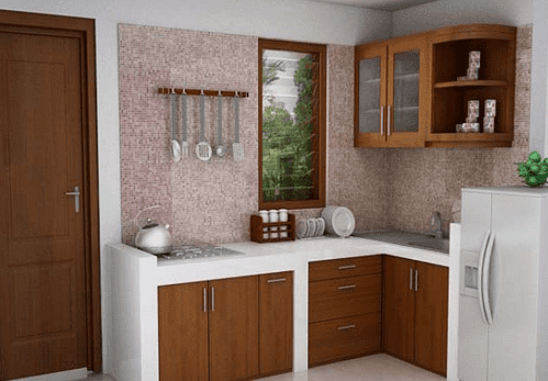 Contoh desain dapur minimalis type 36