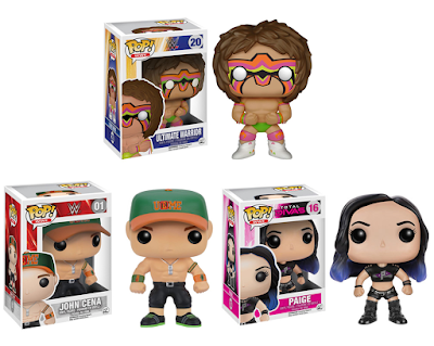 WWE Pop! Series 4 Vinyl Figures by Funko – Ultimate Warrior, John Cena & Paige