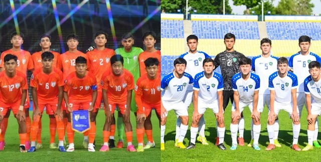 Throwback to India vs Uzbekistan U17 Asian Cup 2023 football match
