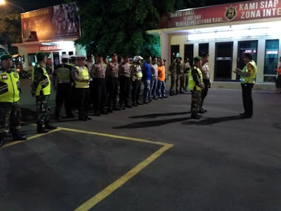 Ciptakan Kondusifitas Wilayah TNI-Polri-Satpol PP Kota Mojokerto Patroli Bersama