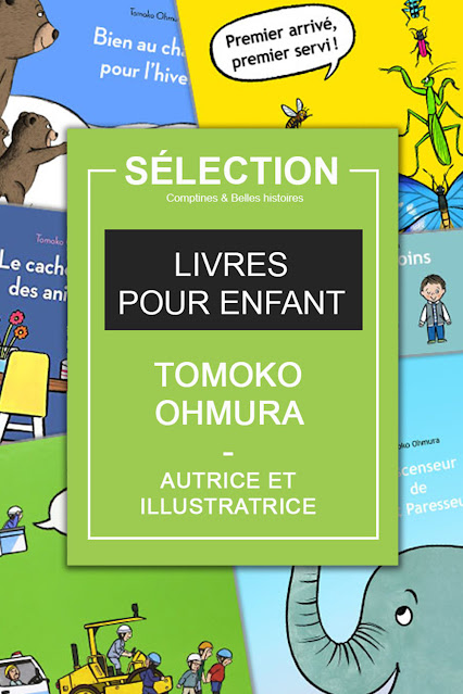 Pinterest Selection de livres jeunesse enfant - Autrice Tomoko Ohmura